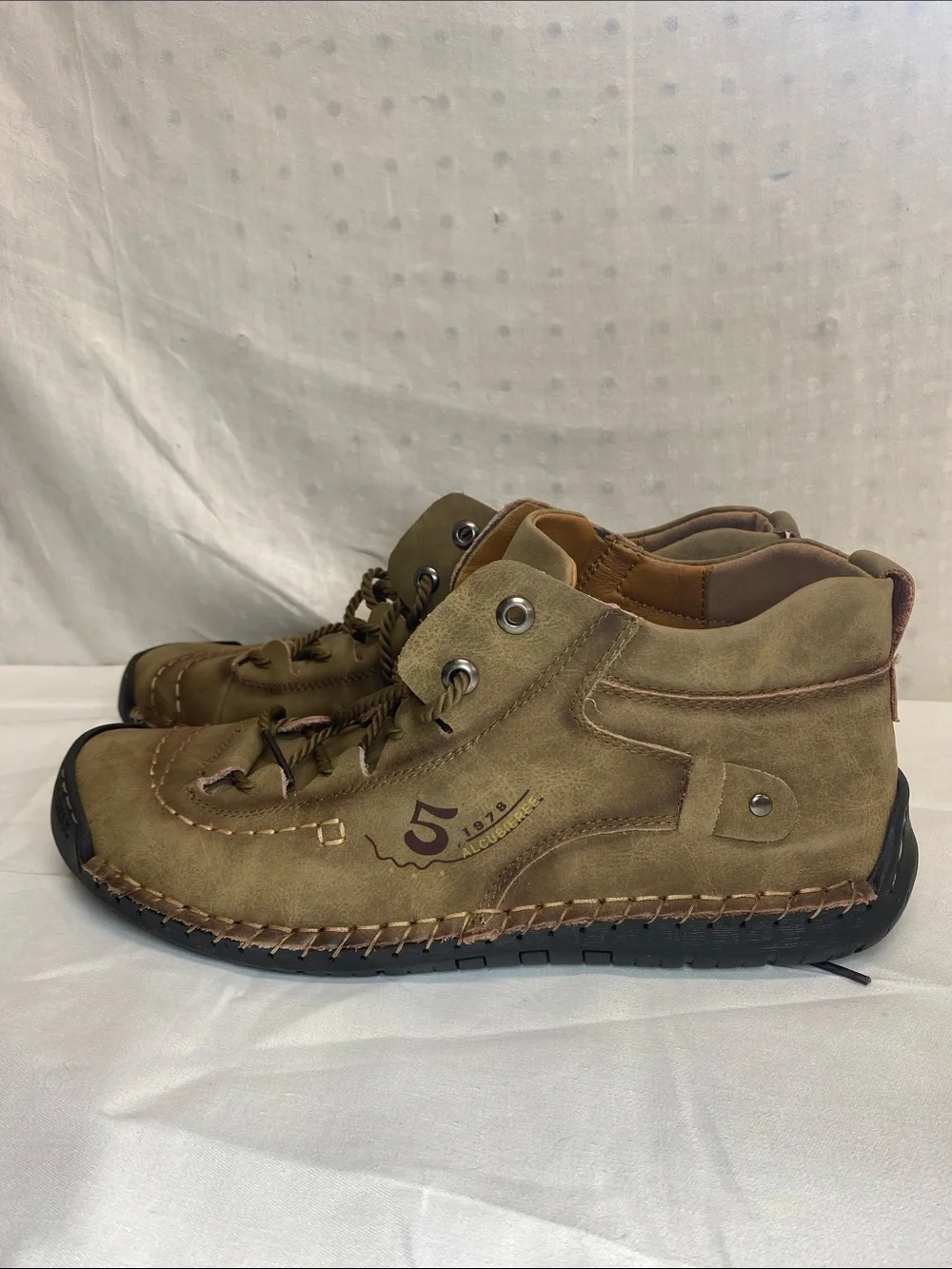 Alcubieree 5 Men's Lace Up Chukka Shoes Size 47 Approx US Size 13
